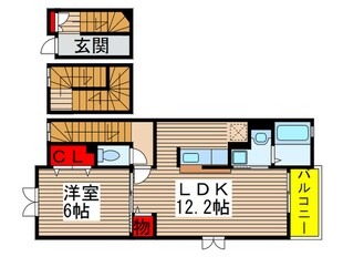 ジェンティ－レⅡの物件間取画像